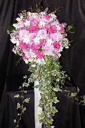 Bluebird Roses, Sterling Silver Roses, Lavonne Roses plus hues of lavender and white flowers.